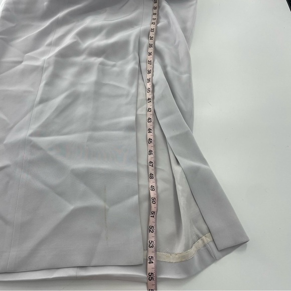 Bob Mackie Light Grey 3- piece Mother of Bride/ Groom dress with Jacket Size 10 - Picture 11 of 15